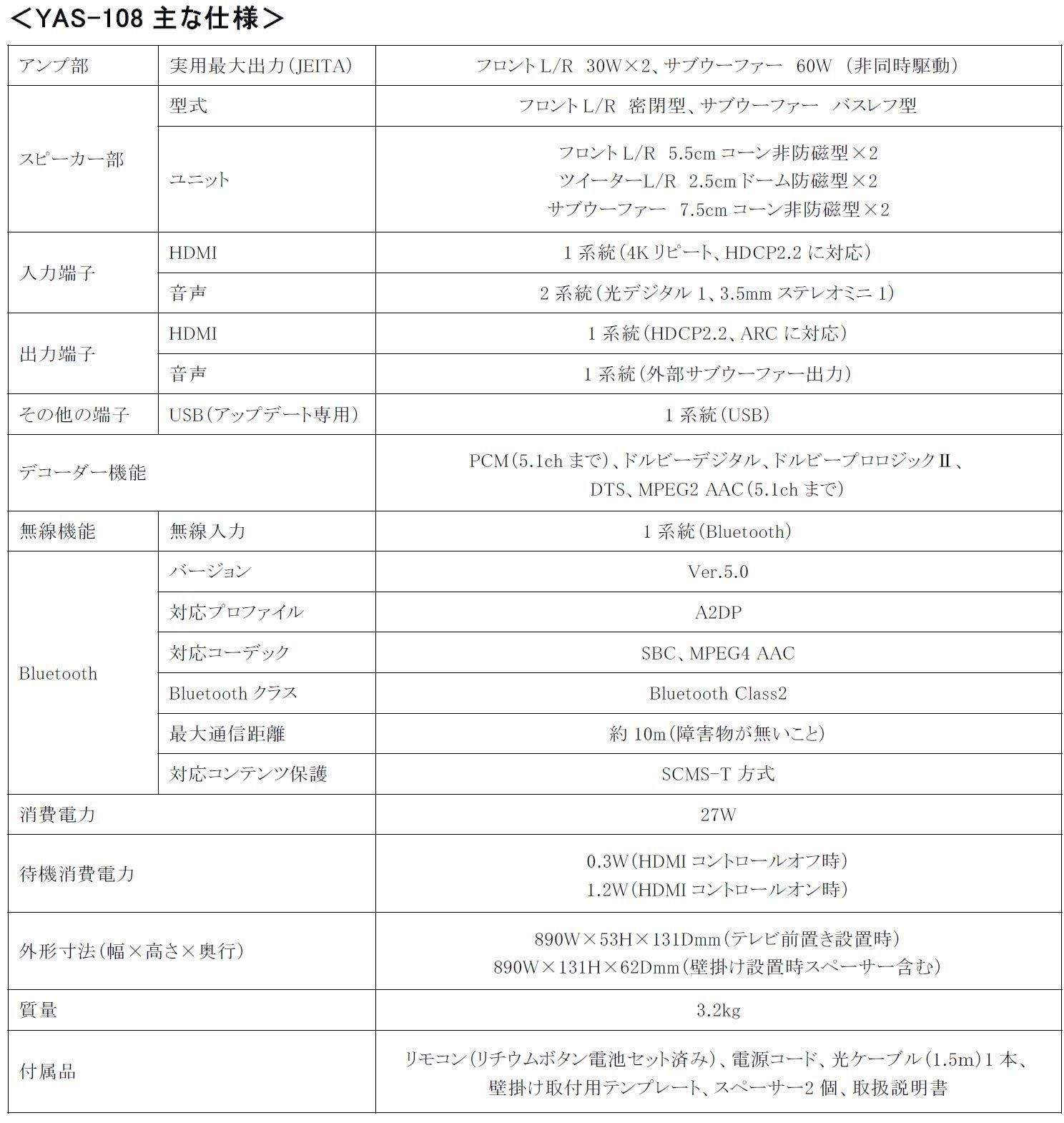 人気商品】4K サウンドバー HDR対応/HDMI/DTS Virtual:X/Bluetooth対応