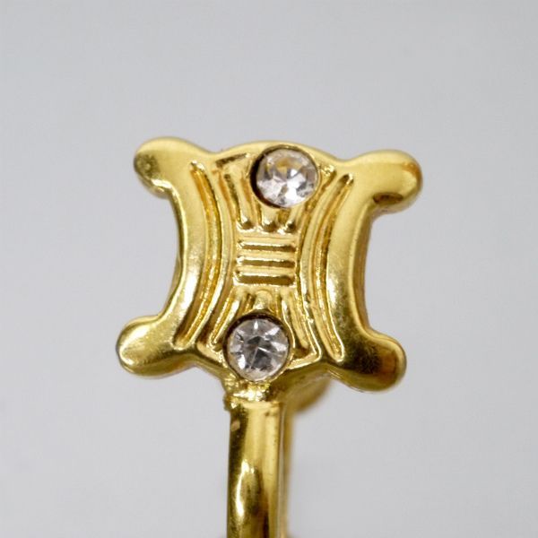 OLD CELINE マカダムストーンイヤリング（ゴールド） - メルカリ