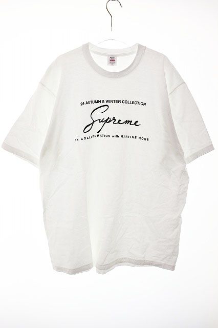 シュプリーム SUPREME 24AW MARTINE ROSE TEE WHITE XL