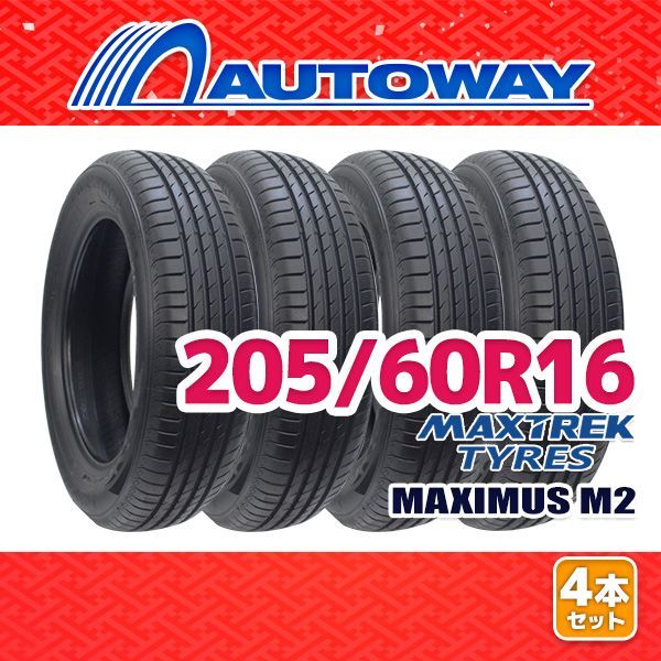 AUTOWAY 205|60R16 サマータイヤ MAXTREK MAXIMUS M2 16インチ 4本セット 夏タイヤ オートウェイ