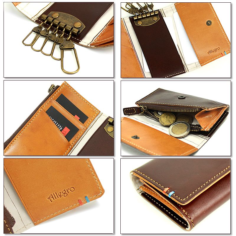 【新品未使用品】Allegro アレグロ カードケース ウォレット 小銭入れ 財布 メンズ 二つ折り財布 小銭入れ アレグロ Allegro オーリオ