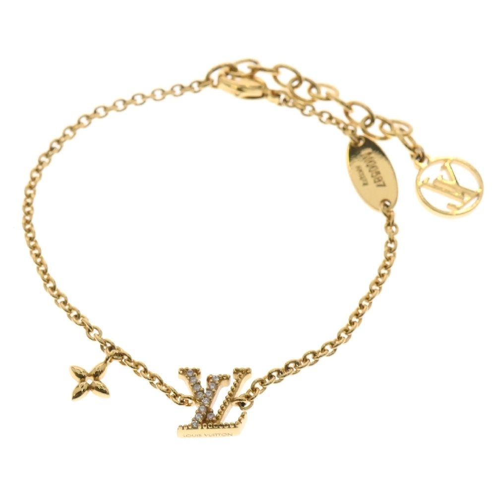 LOUIS VUITTON (ルイヴィトン) ブレスレット LVアイコニック ゴールド  
