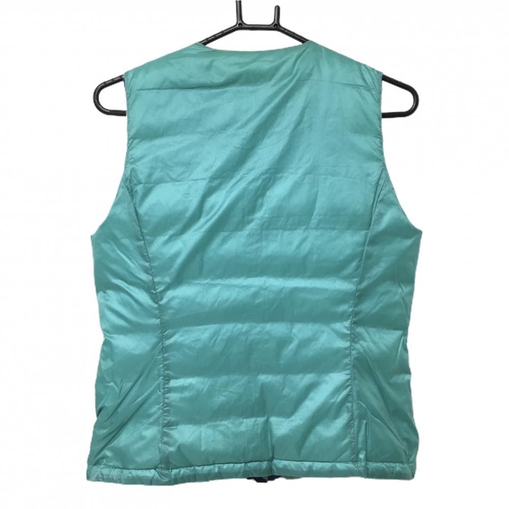 美品】マンシングウェア リバーシブルダウンベスト 白×グリーン
