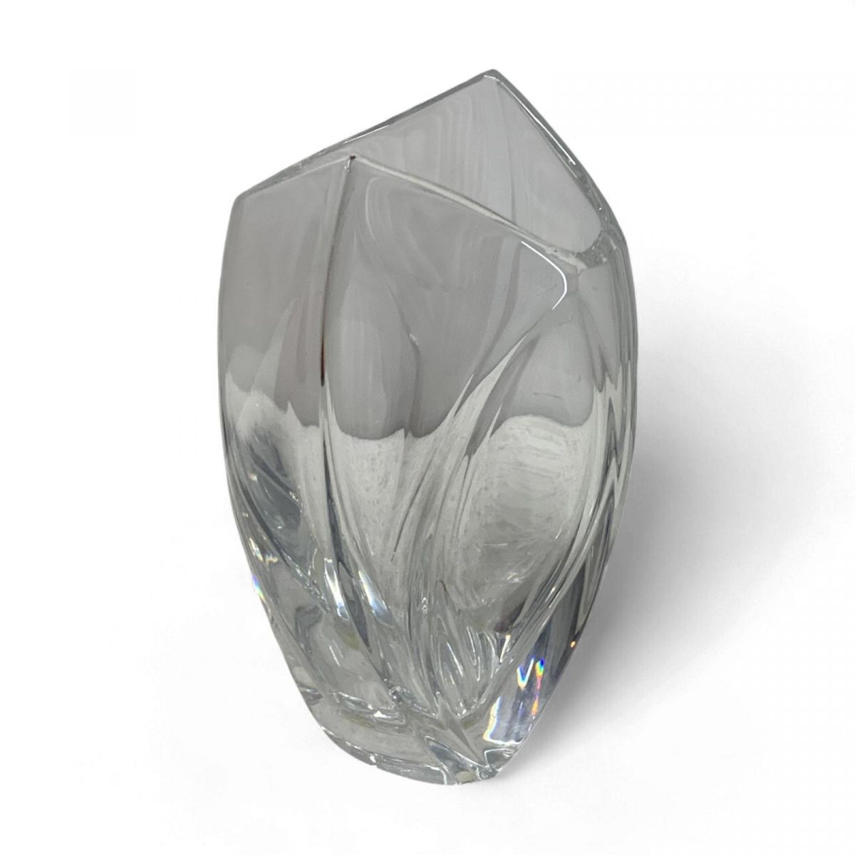 フラワーベース 花瓶 Baccarat バカラ RRIGOT リゴット 幅10×奥行9×高さ18cm AMK842903相