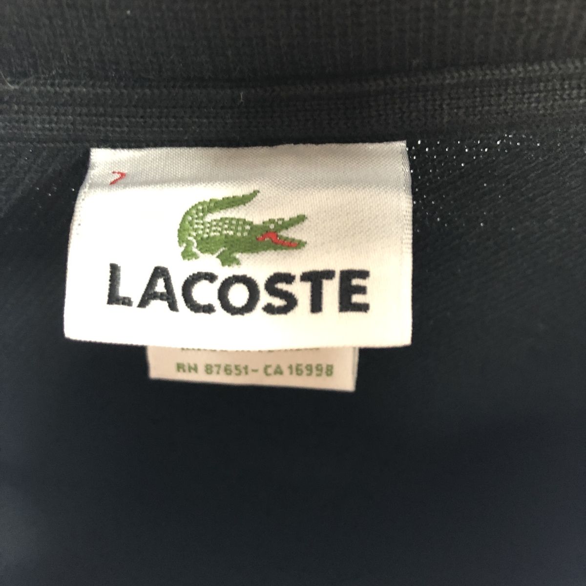 00年代 ラコステ LACOSTE ハーフジップスウェットシャツ トレーナー