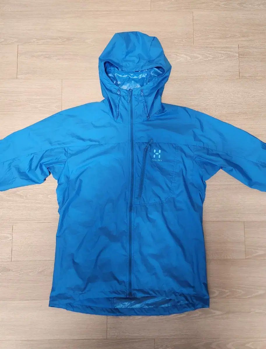 ハーグローブス Shield Hood ジャケット Gale Blue M