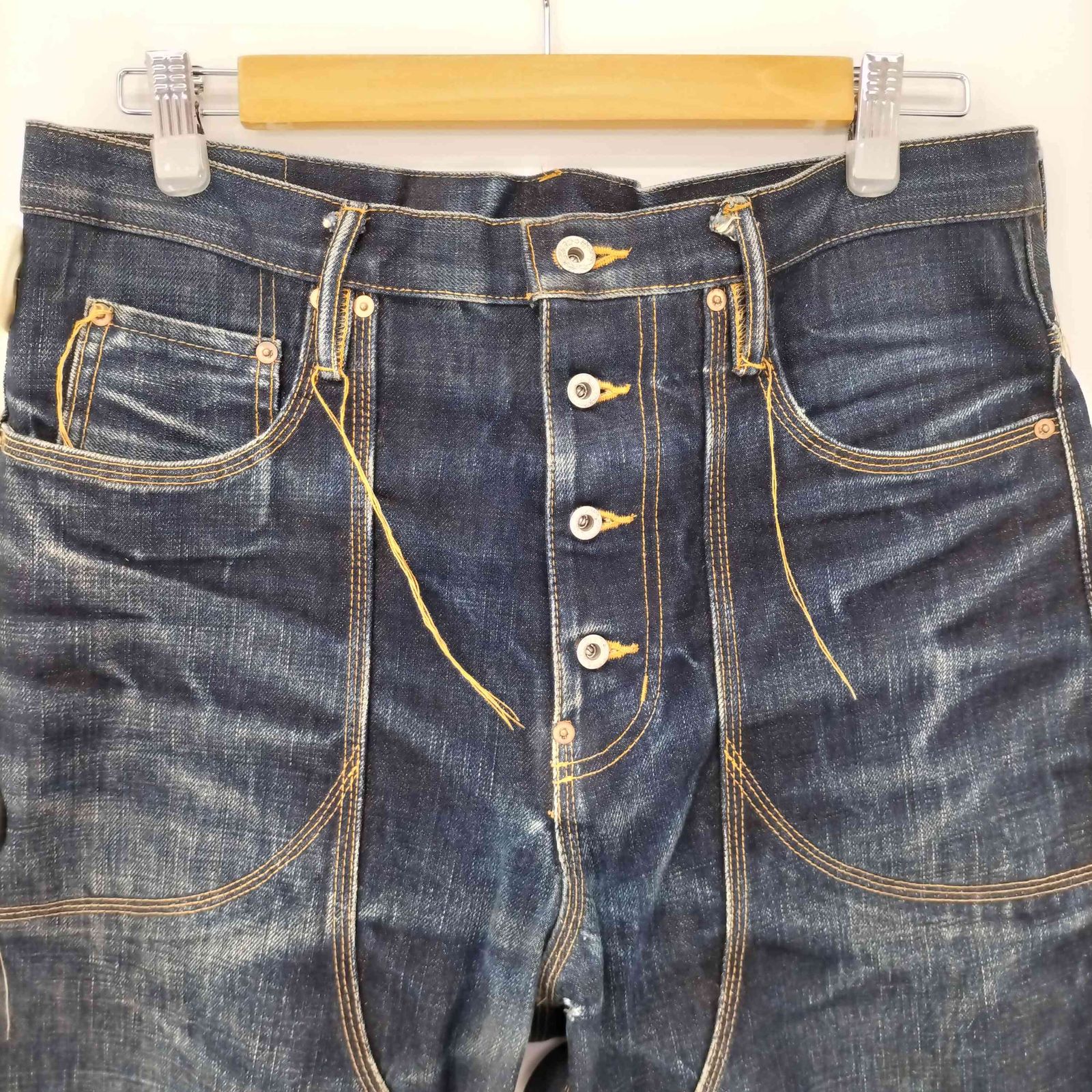 シュガーヒル SUGARHILL 21AW LOOSE THREAD DOUBLE KNEE DENIM シュガーヒル SUGARHILL 21AW LOOSE THREAD DOUBLE KNEE DENIM