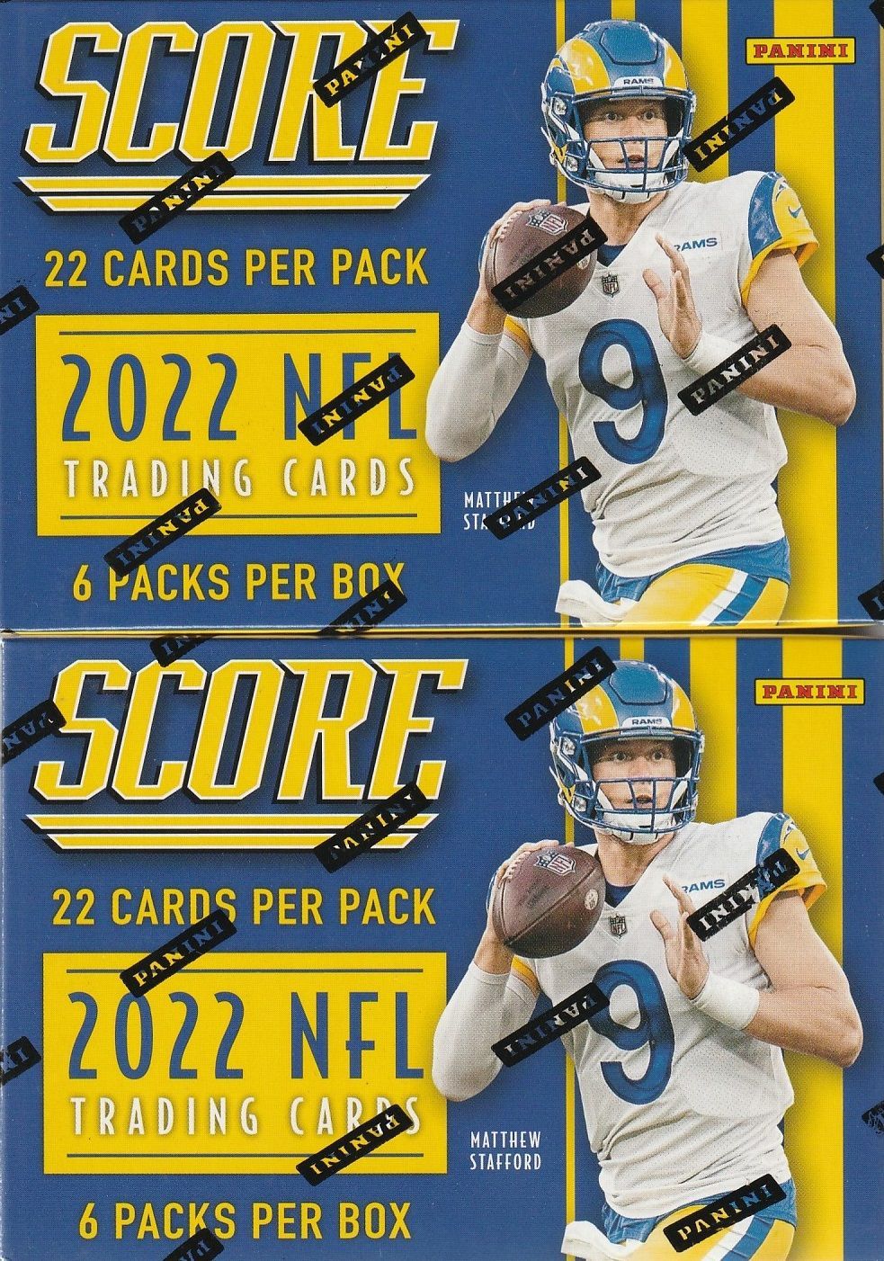 2022 Panini Score Football Card Rrtail Blaster Box パニーニ