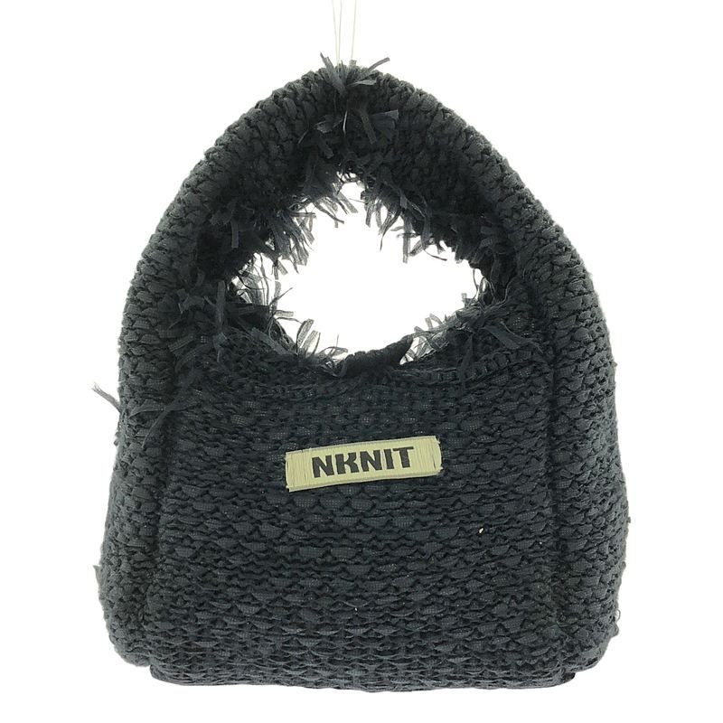 NKNIT リバーシブル バッグ fringe knit big bag NKNIT リバーシブル 