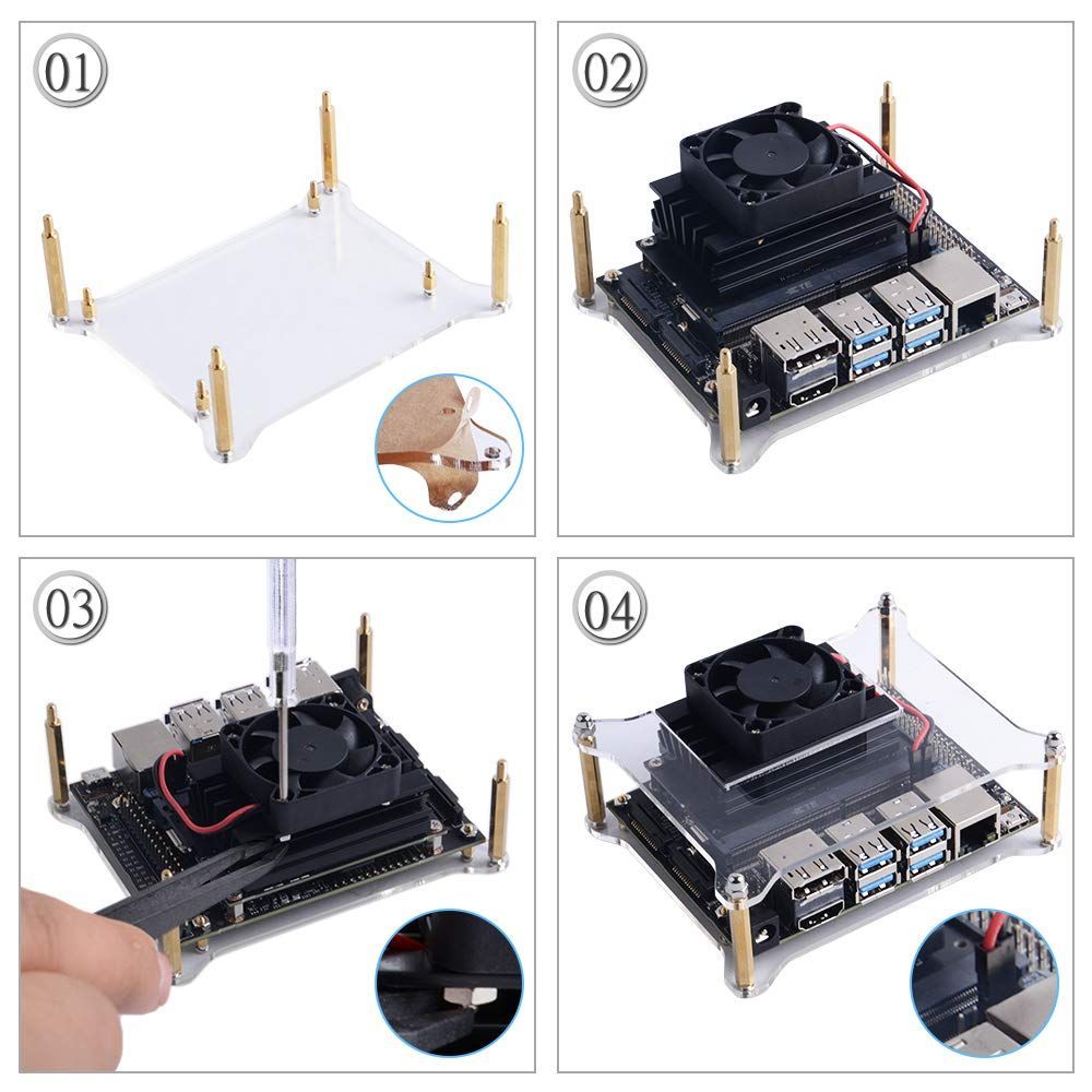 在庫処分】Nano開発者キットに適したファン付きJetson Jetson Jetson