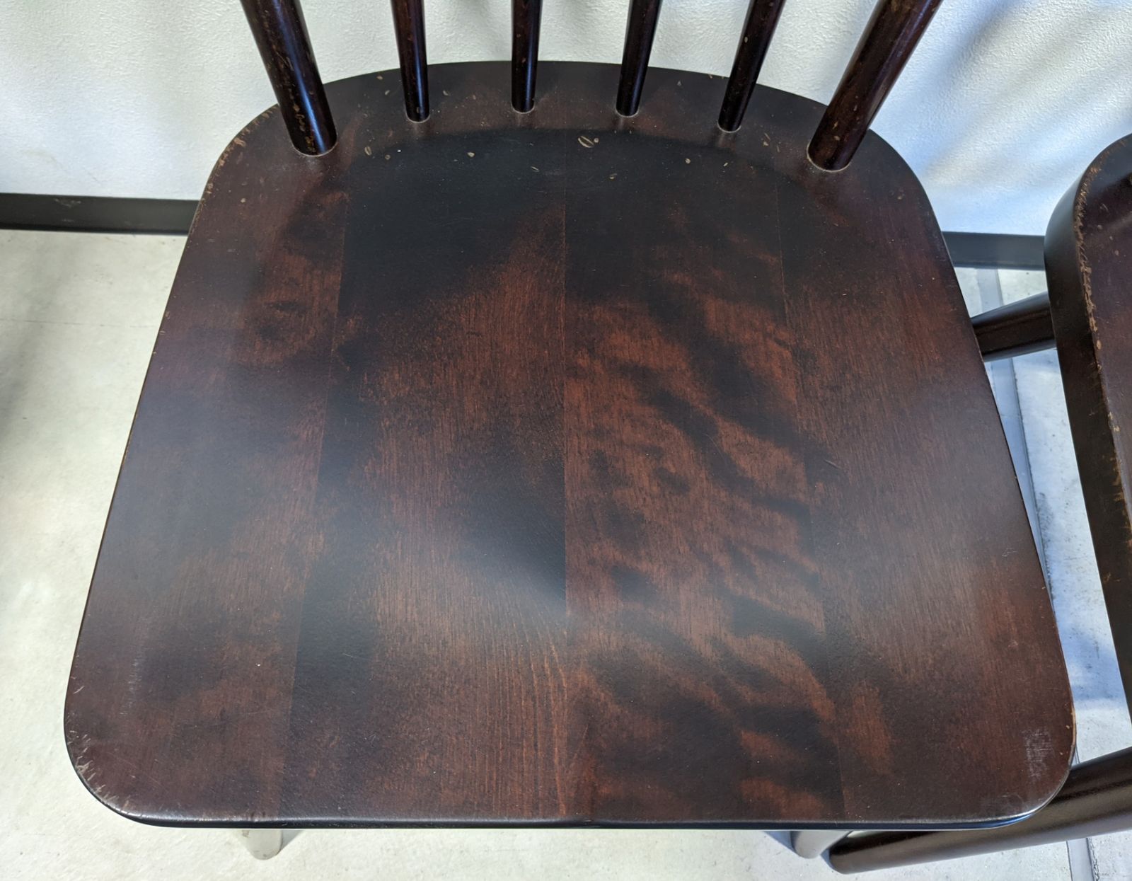 北海道民芸家具☆ ダイニングチェア ウィンザーチェア 2脚セット