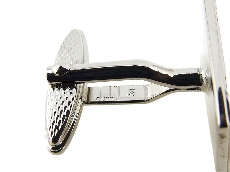  ダンヒル Dunhill カフス シルバー×ゴールド メンズ カフリンクス 小物