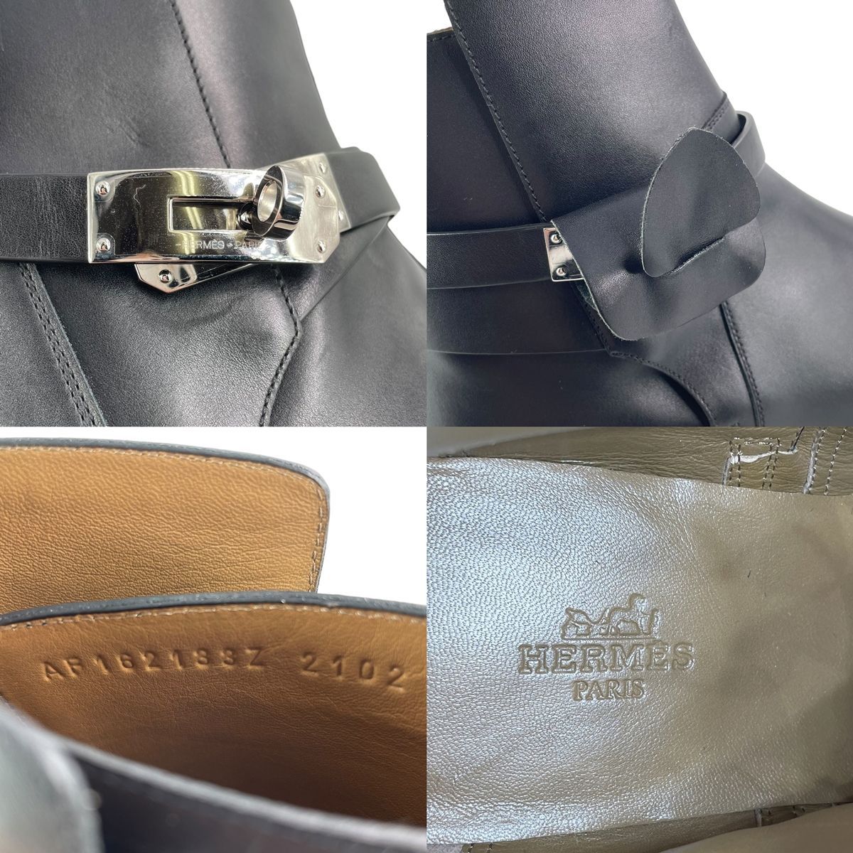 中古】 HERMES エルメス H162133Z 02350 未使用 ショートブーツ 《ネオ 