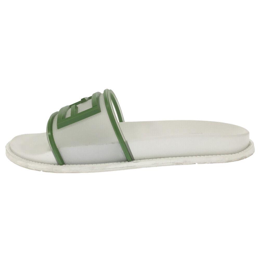 FENDI (フェンディ) FF LOGO RUBBER SLIDE SANDAL 7X1522 FFロゴラバー