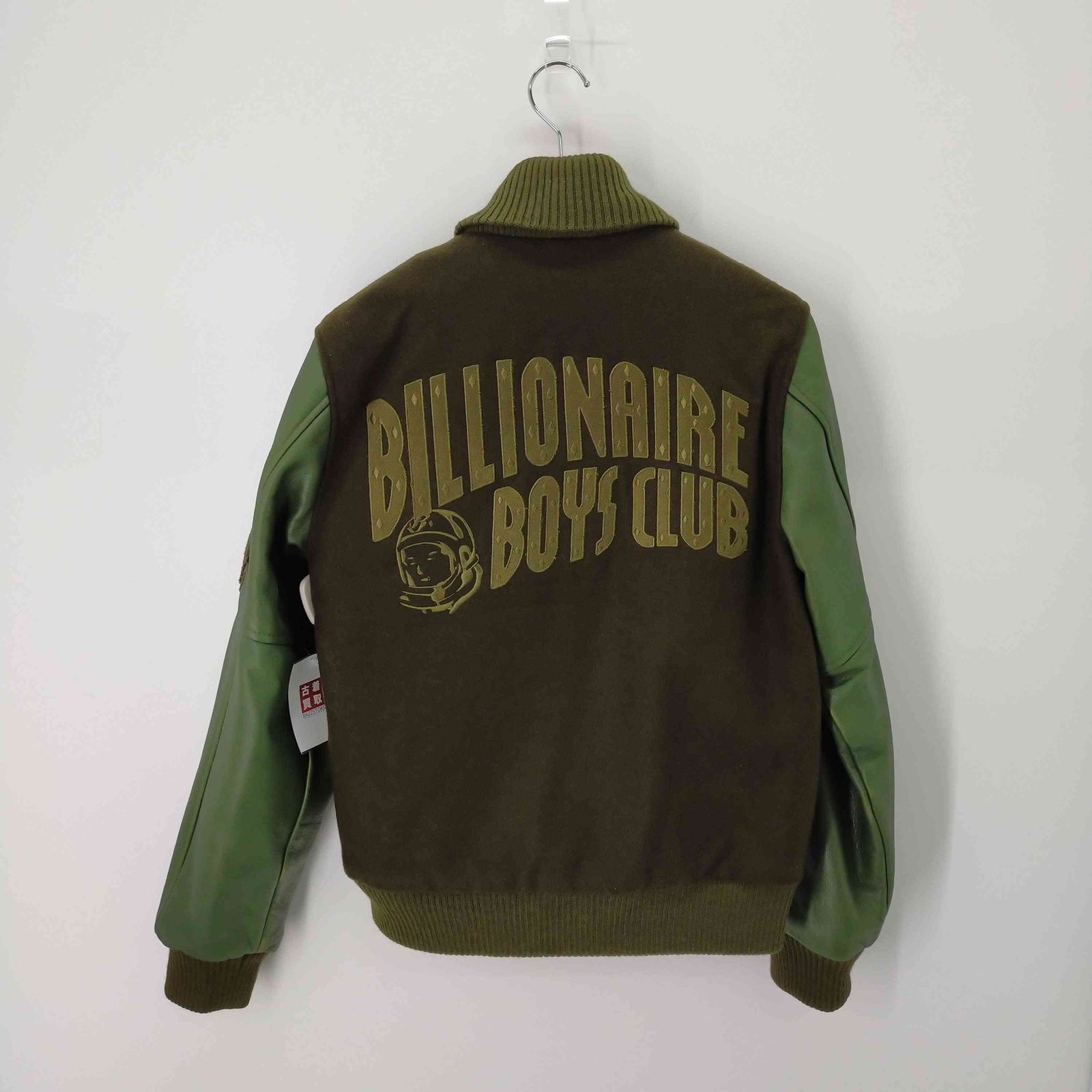 ビリオネアボーイズクラブ Billionaire Boys Club 袖レザーウールスタジャン メンズ JPN：S - メルカリ