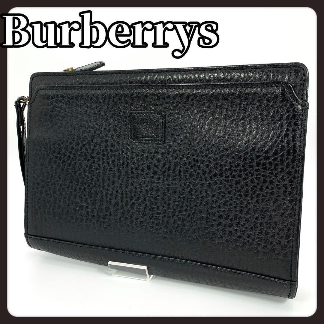 Burberrys バーバリー クラッチバッグ バッグ ブラック 黒 シンプル