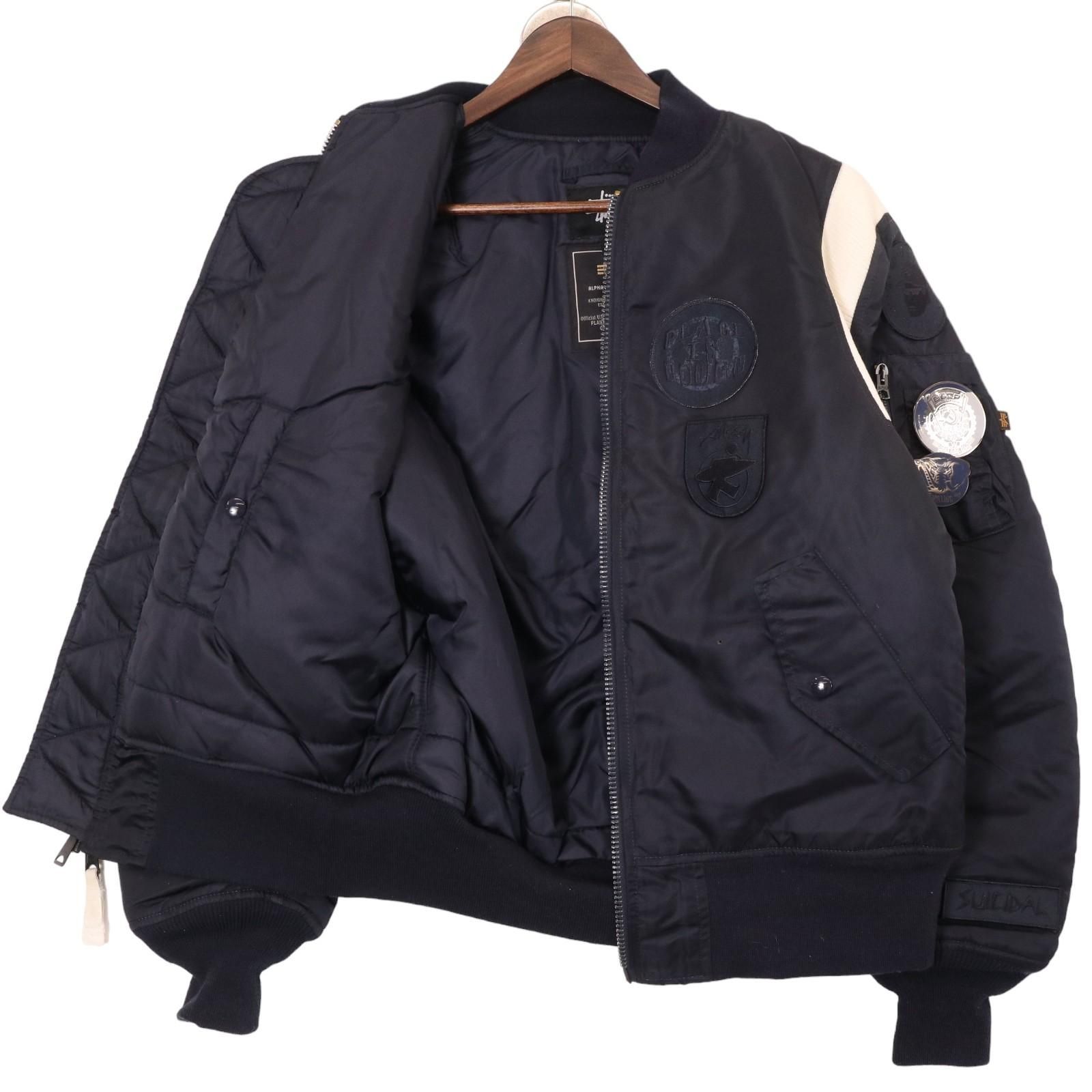 Stussy×ALPHA×fragment design 25周年記念 MA-1 フライトジャケット