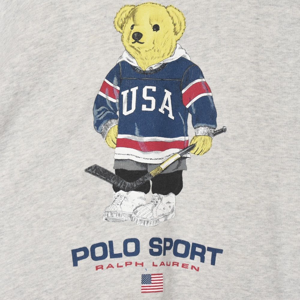 90s Polo Ralph Lauren Polo Bear Sweat Parka ポロ ラルフ