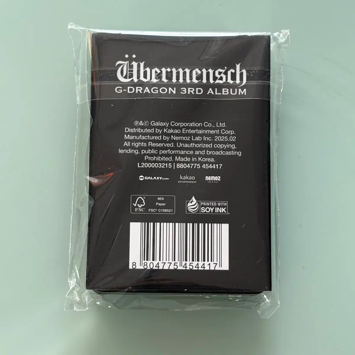 【新品未使用】G-DRAGON ジヨン übermenschジードラゴン ローブ G-DRAGON、11年5ヶ月ぶりに3rdアルバム『ÜBERMENSCH』をリリース！ 未