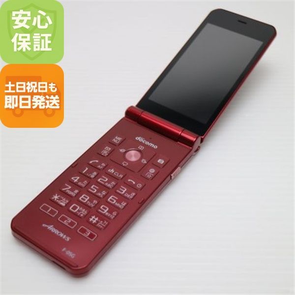 富士通 - F-05G レッド 未使用品 SIMロック解除済み 特価 ムスビー｜SIMフリー docomo ARROWS ケータイ F-05G レッド新品