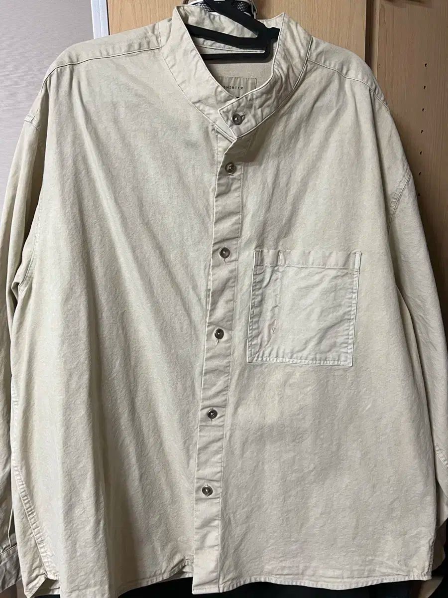 SHIRTER シャーター ハイネック ダイド シャツ L