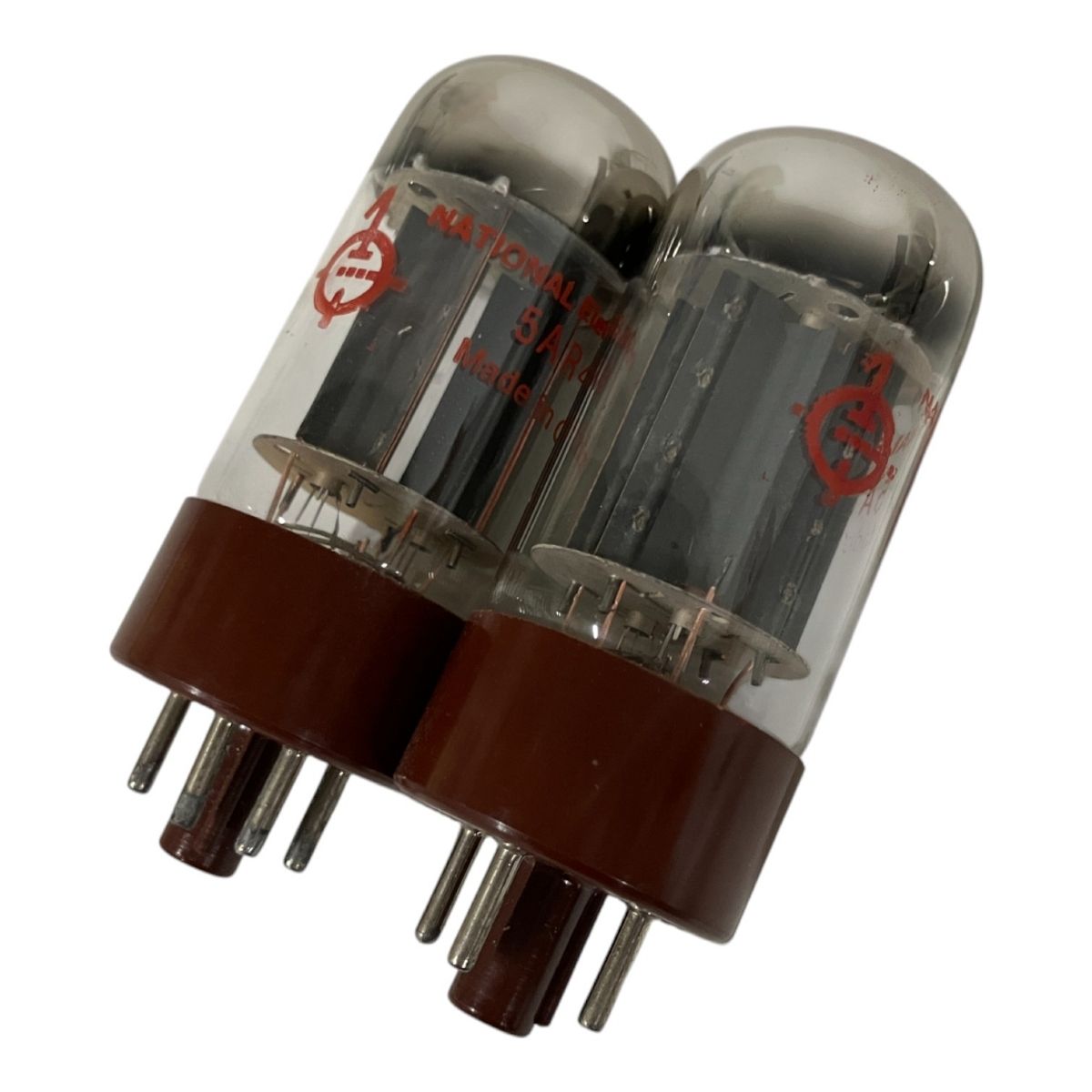 NATIONAL Electronics 5AR4 2本セット 真空管 オーディオ 音響機器 ジャンク B10068932