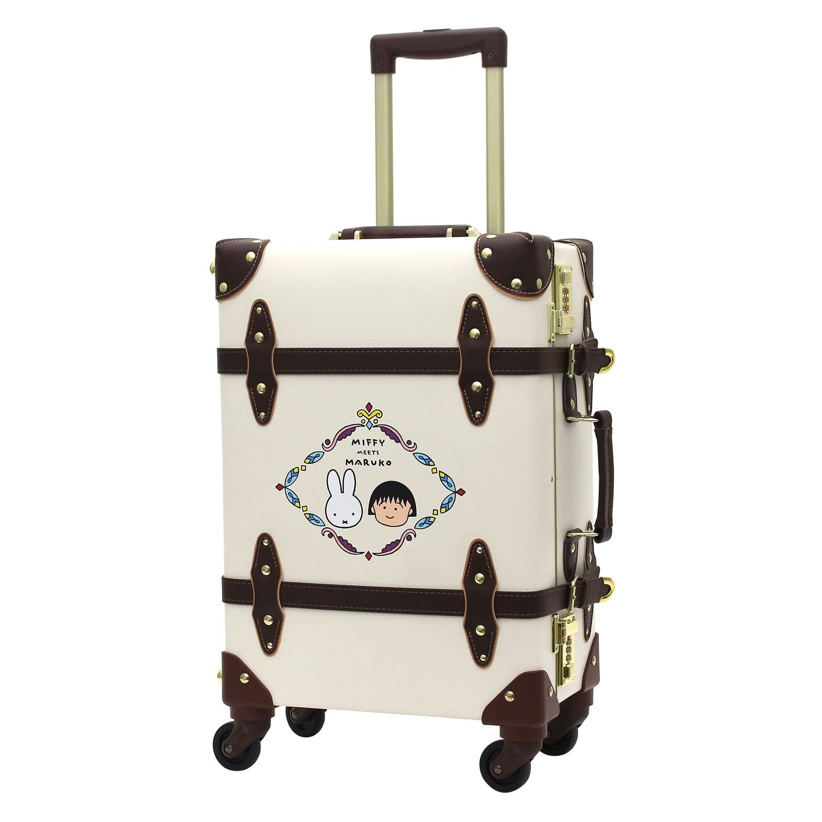 新着商品 トランクキャリー EUR3054 ユーラシアトランク 機内持ち込み可 トランクスーツケース 26L 3.3kg シフレ B221.ミッフィーミーツマルコナチュラル