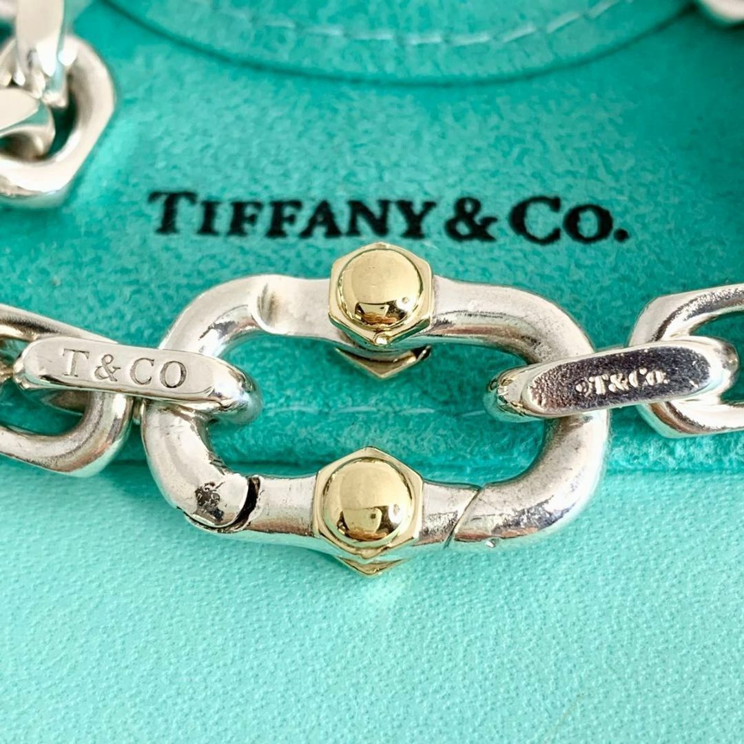 ティファニー メイカーズ ワイド チェーン ブレスレット 750 v160e