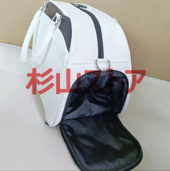 キャロウェイ 防水PU ボストンバッグ ゴルフ服バッグ ホワイト 2024