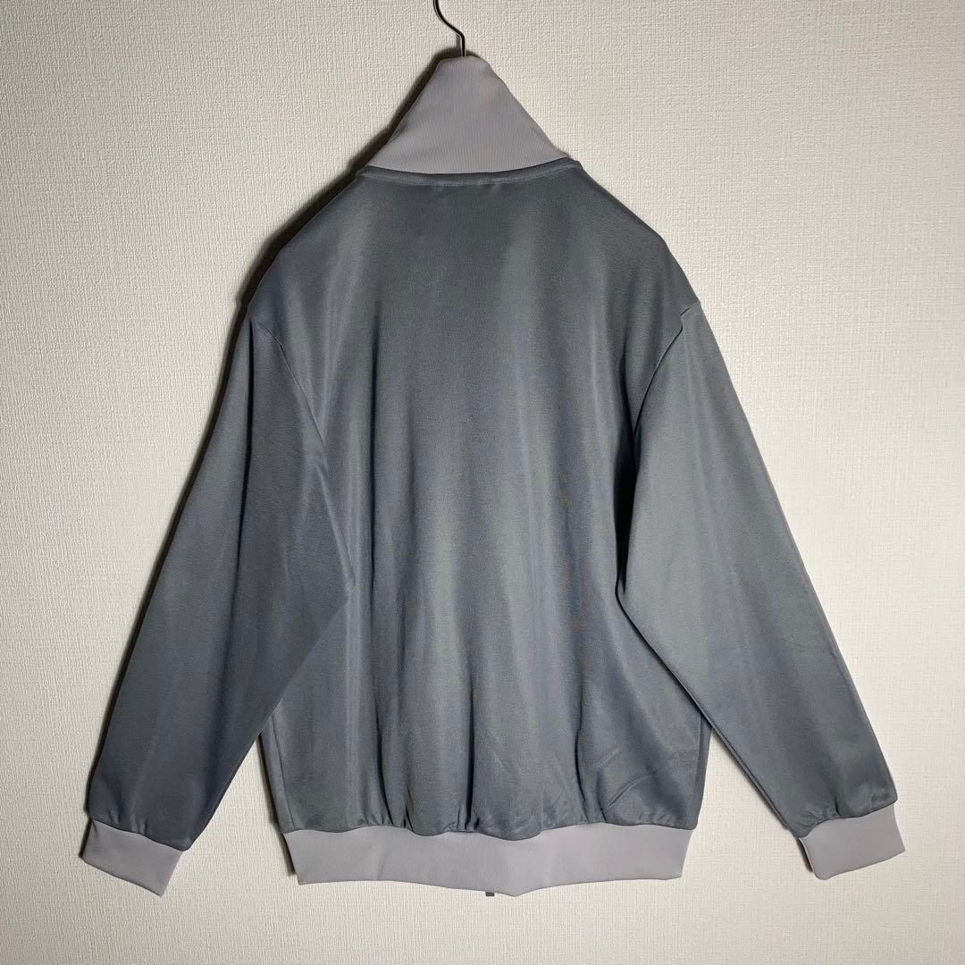 adidas ジャージ ジャケット グレー/ブラックタグ付き新品未使用 新品未使用タグ付き】adidas ジャージ トラックジャケット 刺繍