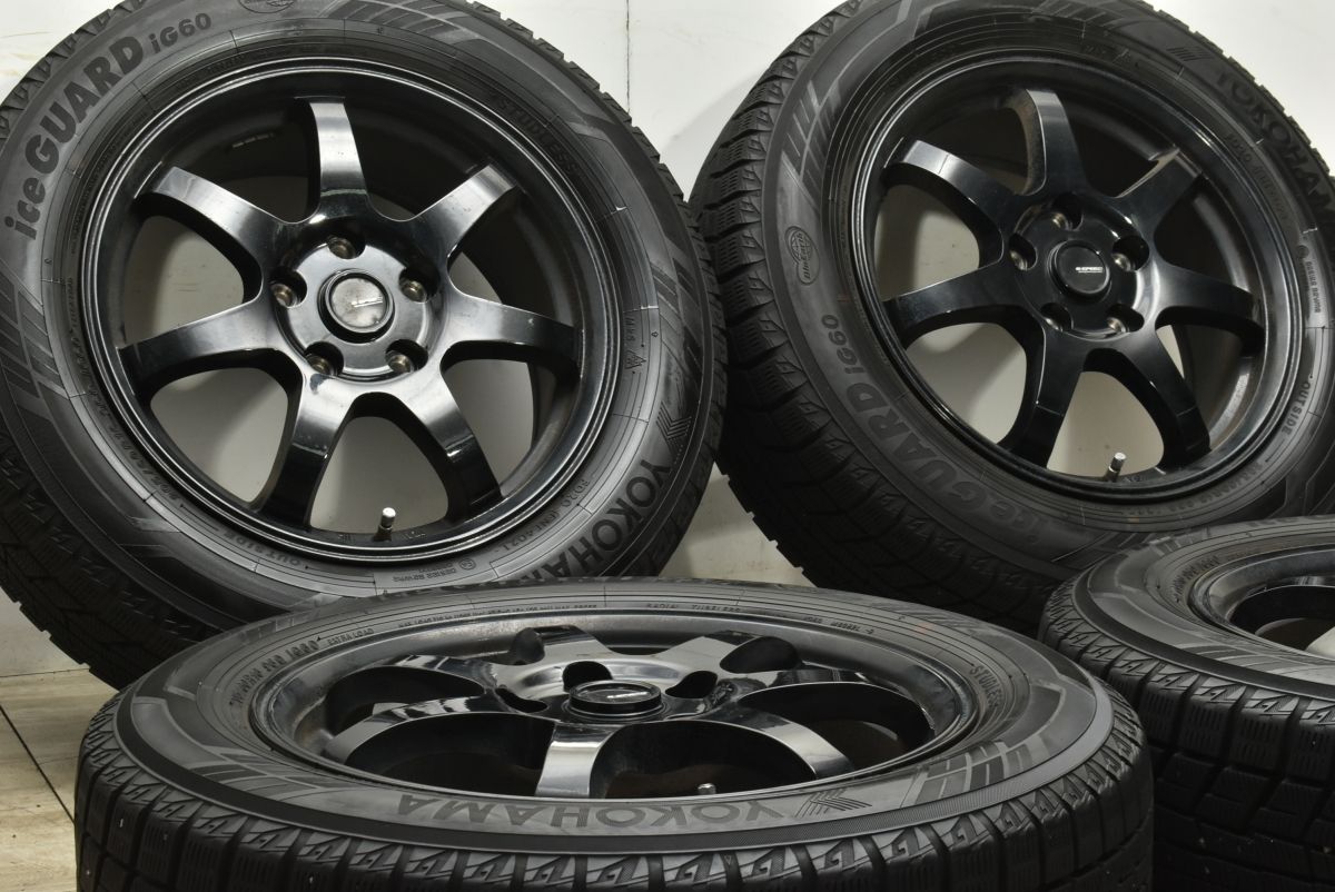 交換用に Gスピード 16in 6.5J 53 PCD114.3 ヨコハマ アイスガード iG60 205|60R16 ノア ヴォクシー ステップワゴン アクセラ 可