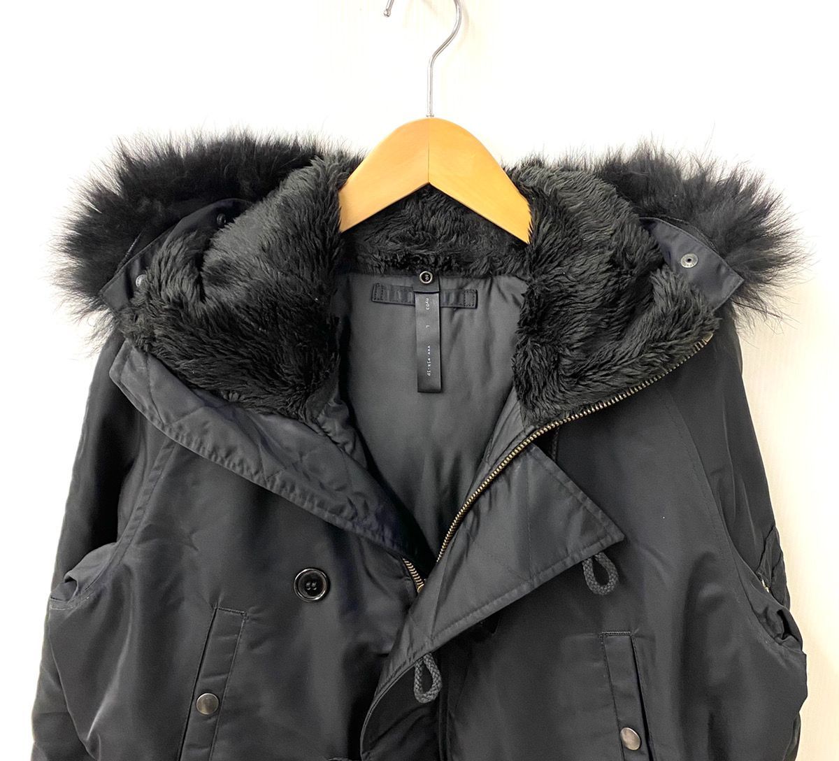 WJK (ダブルジェイケイ) ラクーンファー付きナイロンN-3Bジャケット