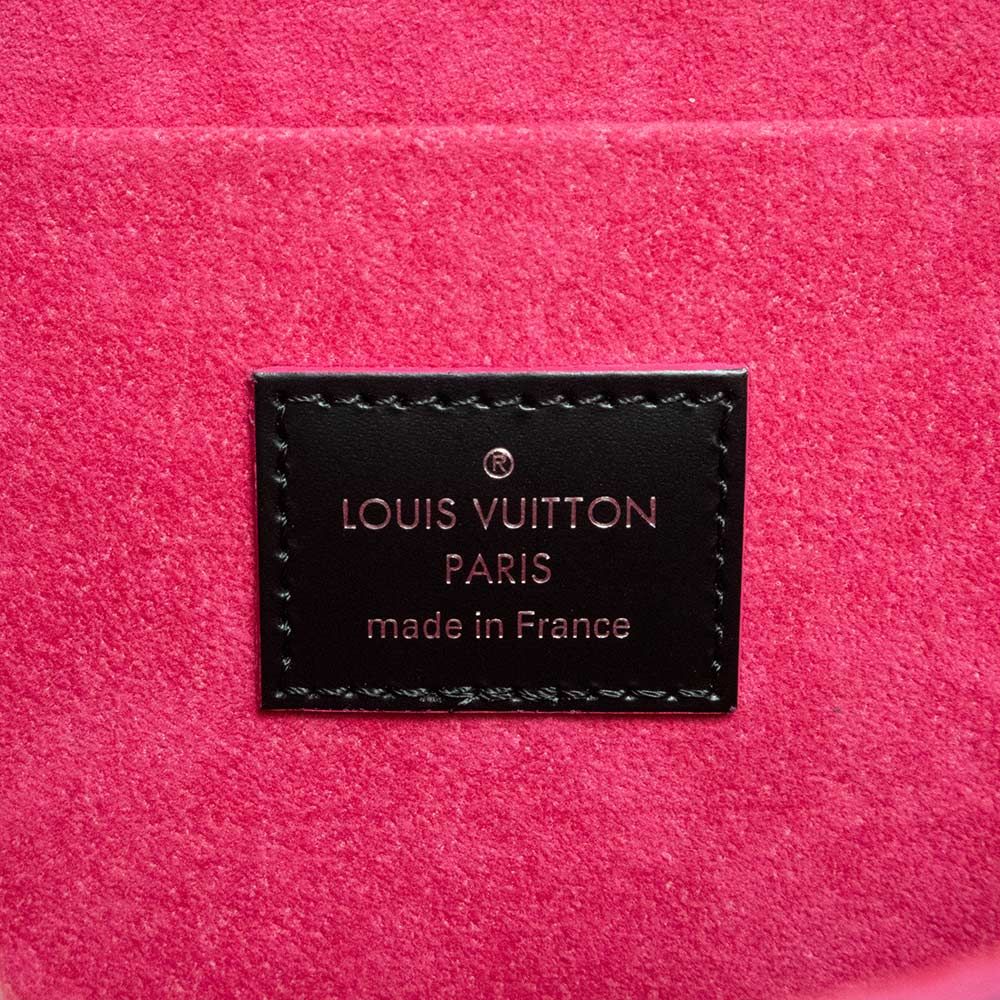 Louis Vuitton エピレザー黒 ショルダーポシェットバッグ ルイ ヴィトン ポシェット フェリシー 2way クラッチ チェーン