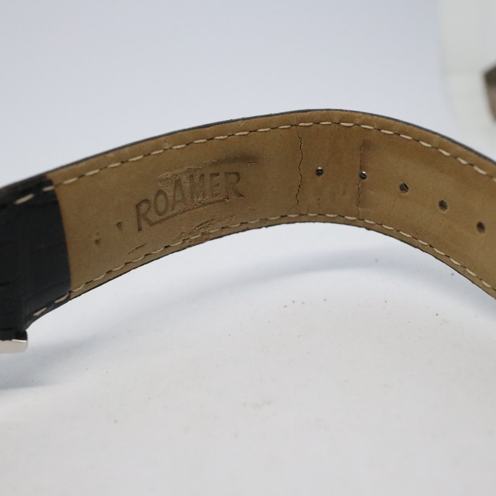 稼働品】ROAMER ローマー コンピテンス オリジナル 手巻き ブラック 