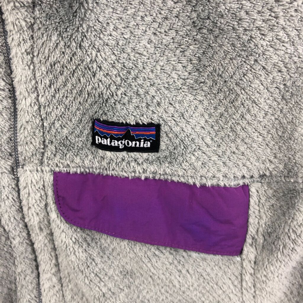 patagonia パタゴニア リツール フリース ベスト アウトドア グレー (レディース M) 中古 古着 Q3342