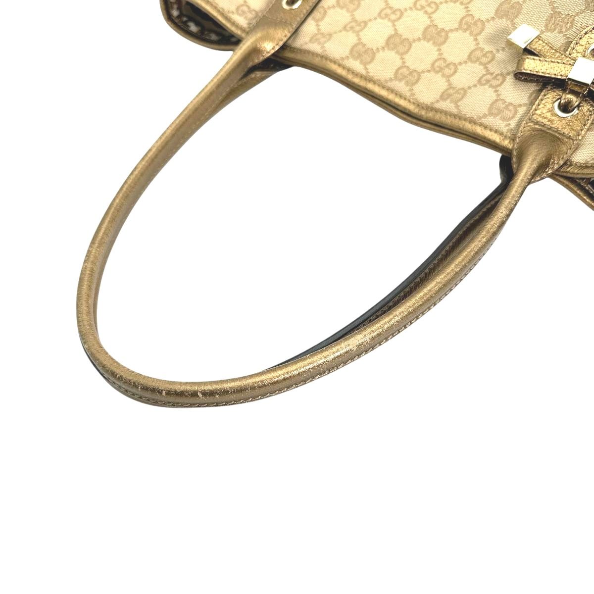 グッチ 181779 トートバッグ ベージュ GUCCI キャンバス