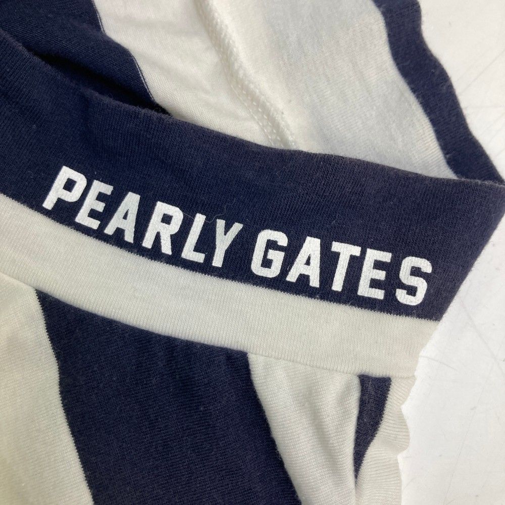 サイズ：5 PEARLY GATES パーリーゲイツ モックネック半袖T