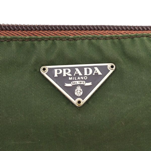 PRADA / プラダ ■ペンケース ナイロン グリーン ブランド【中古】 [0990014952] PRADA - PRADA / プラダ □ペンケース ナイロン グリーン ブランド
