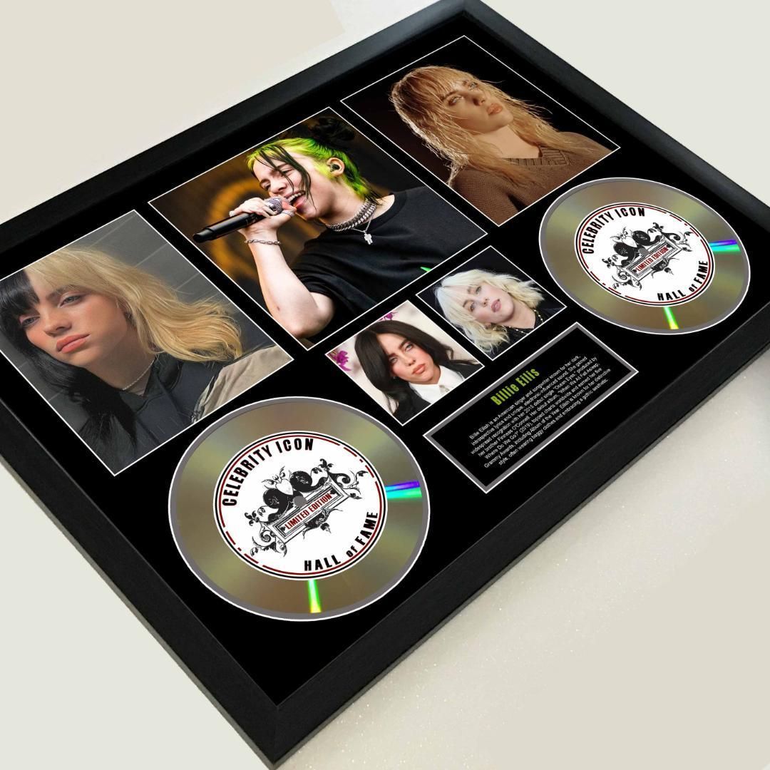 ビリー アイリッシュ セレブリティー アイコンフレーム 証明書付き-1