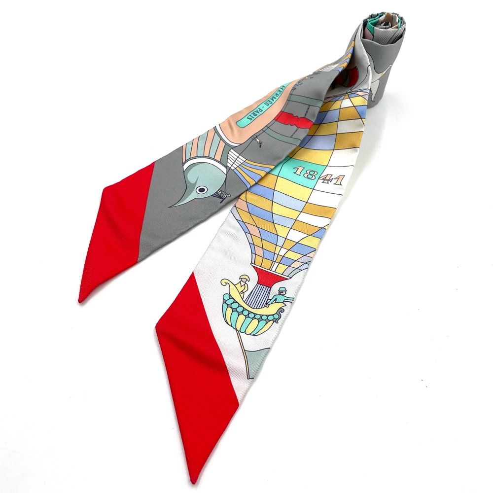 エルメス スカーフ レディース Twilly ツイリー Les Folies du Ciel  