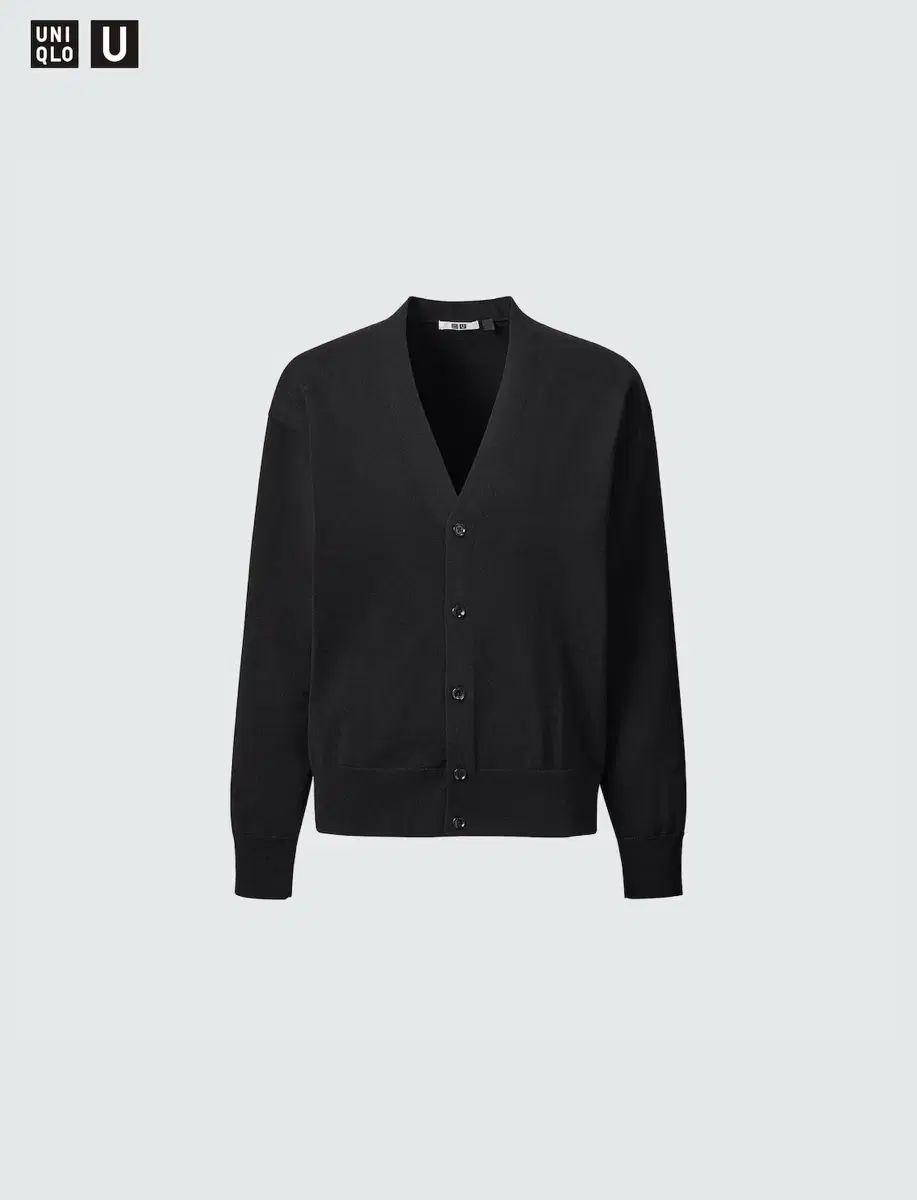 UNIQLO(ユニクロ) u カーディガン 黒 L