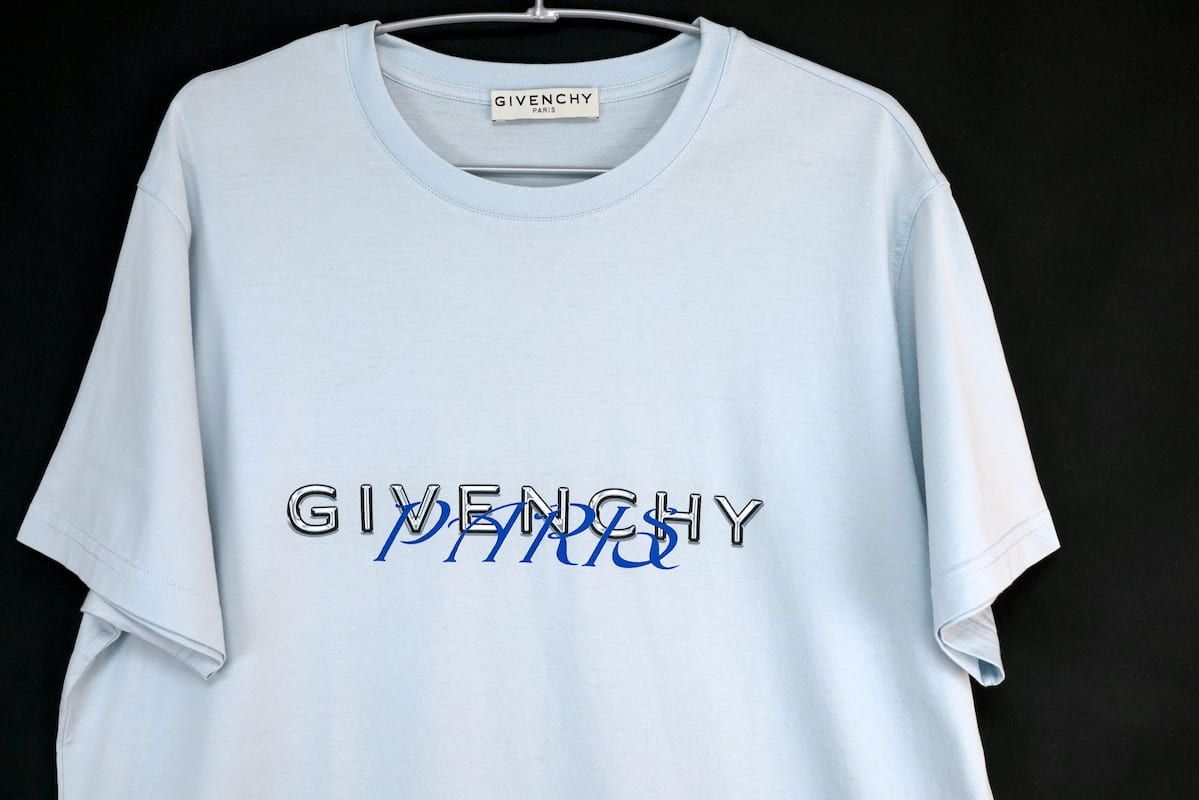 GIVENCHY REGULAR FIT T-SHIRT ジバンシィ カリグラフィックプリント ...