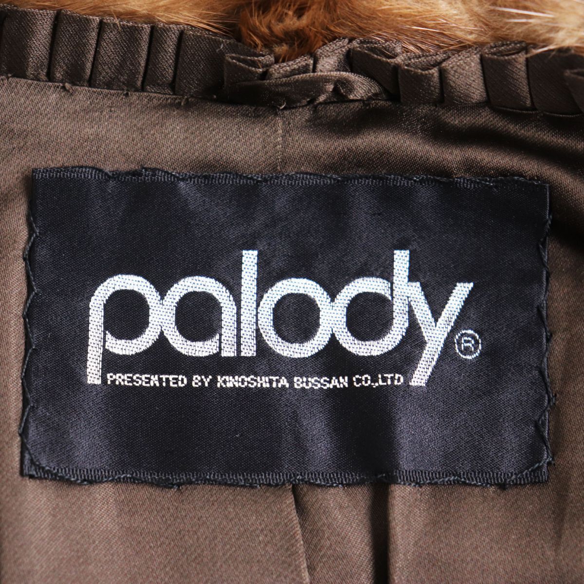 美品○Palody パロディ MINK ミンク 本毛皮ショートコート ジャケット