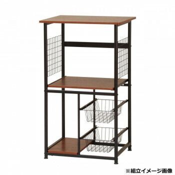 弘益 KOEKI UTILITY キッチンラック ブラウン KR600BR