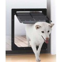 網戸専用 犬猫出入り口 Lサイズ(中型犬用)　PD3742 ペット用品