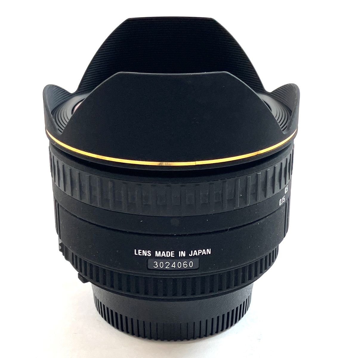 シグマ SIGMA 15mm F2.8EX DG DIAGONAL FISHEYE (ニコンF用) 一眼カメラ用レンズ（オートフォーカス） 【中古】