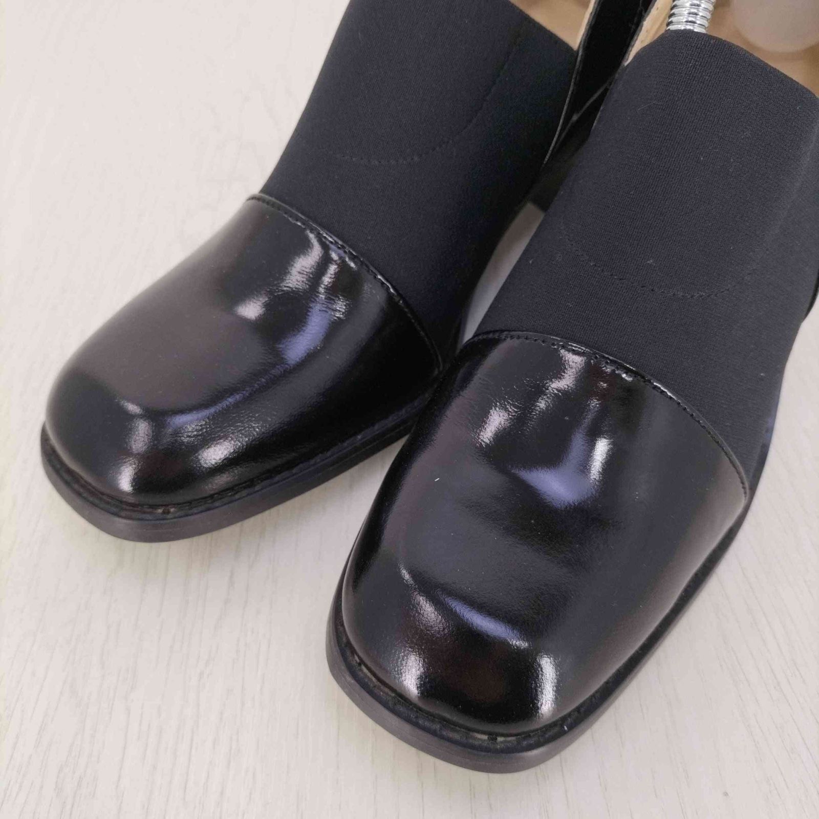 クラネ CLANE WIDE GORE FLAT SHOES ワイドゴア フラット