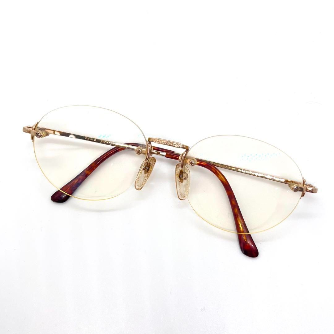 agnes b. アニエスベー メガネ 眼鏡 サングラス アイウェア 度入り リムレス ツーポイント AB-1014 54__17-135