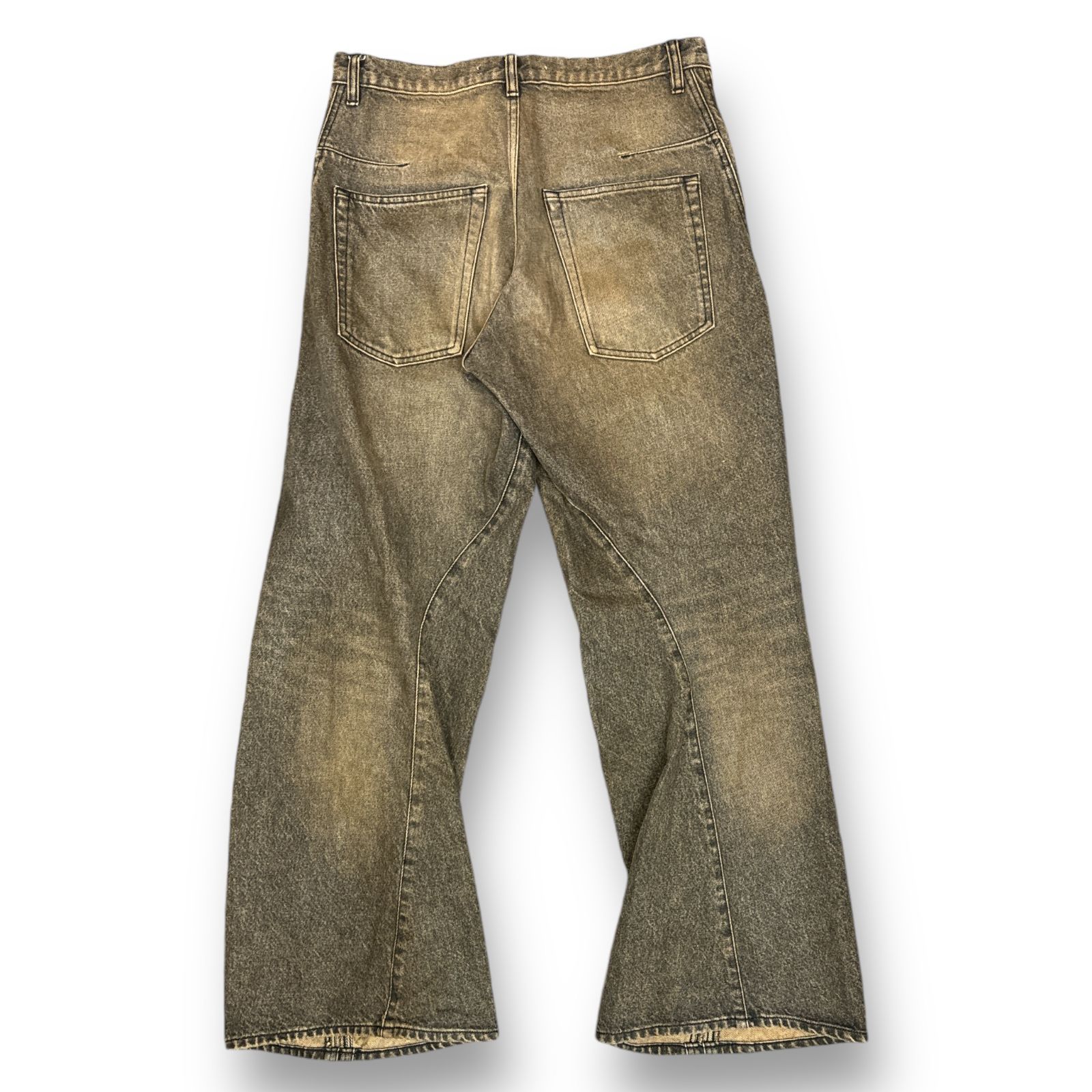 NVRFRGT 24AW 3D TWISTED WIDE LEG JEANS ツイストワイドレッグ 