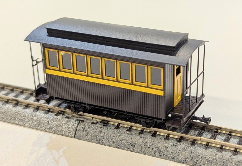 ワールド工芸 HOナロー 1/87・9mm 頸城鉄道 ハ5 II 客車 塗装済完成